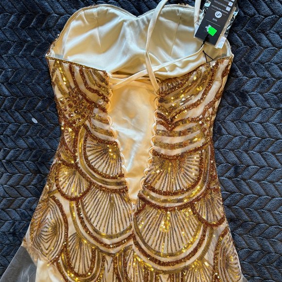 Angel Fashions Sequin Formal Dress - Picture 2 of 3